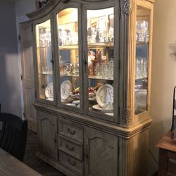 Hutch Cabinet With Light