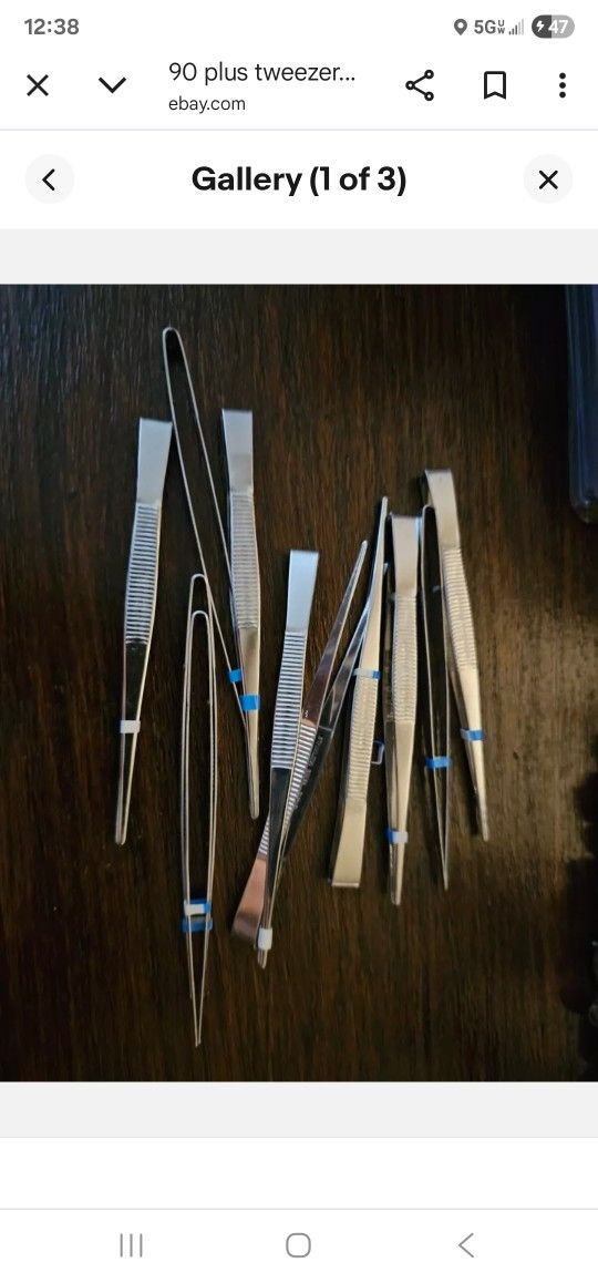 90 plus tweezers brand new
