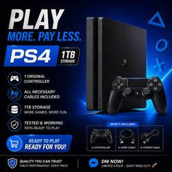 🎮🔥 PS4 1TB FOR SALE 🔥🎮