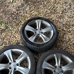 3 Rims & Tire 245/45R18x8j 