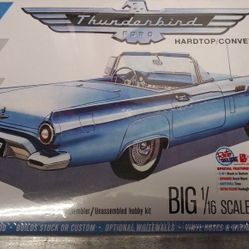 57 Ford Thunderbird 1/16 Scale AMT Model Kit