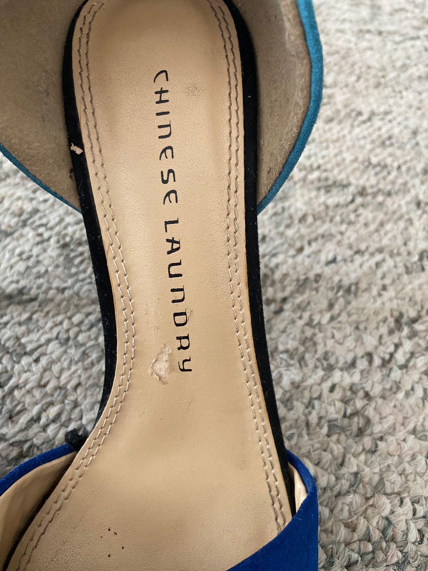 Chinese laundry Blue Heels