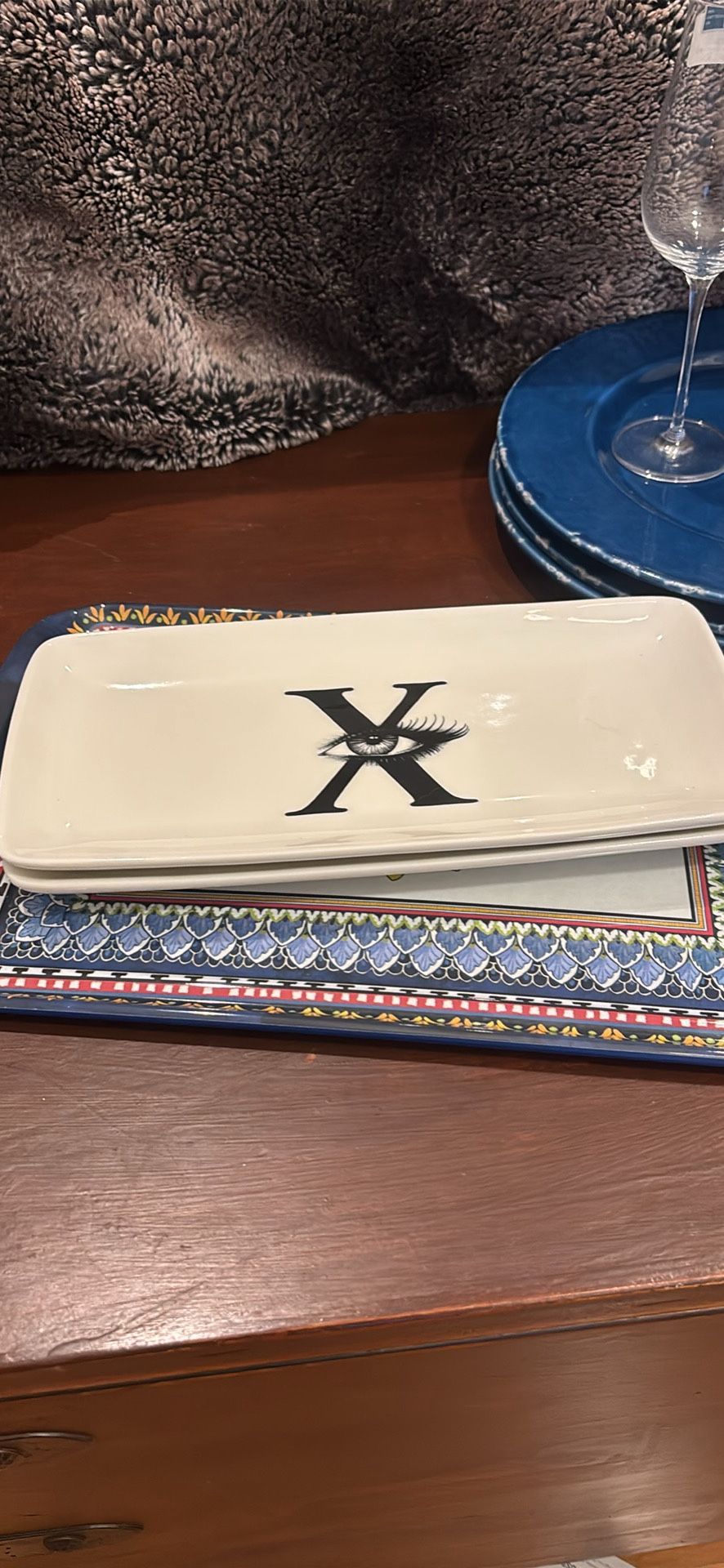 William Sonoma Rectangular Appetizer Plates