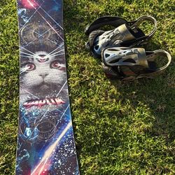Women’s Capita Snowboard Size 149 Burton M Bindings 