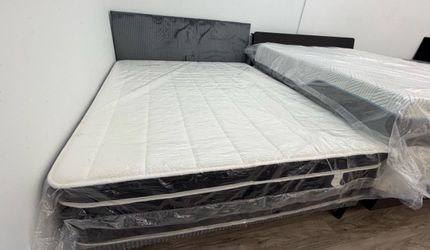 🔥 NEW 14” QUEEN MATTRESS — COMFORT & SUPPORT UPGRADE 🔥 Shop with $0 Down ⭐️ Same Day Delivery 🚚