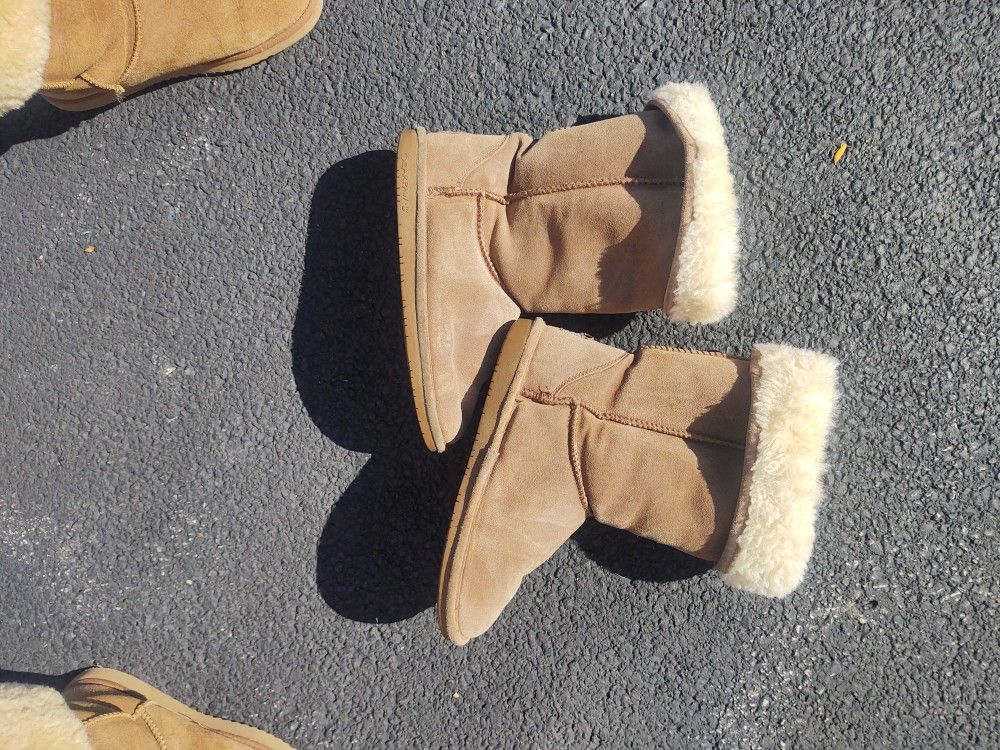 Bearpaw Suede Shearling Boots Like UGGs