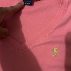 pink ralph Lauren shirt 