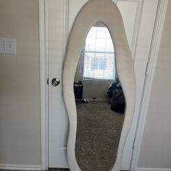 MODERN SWAYED IRREGULAR SHAPED MIRROR 