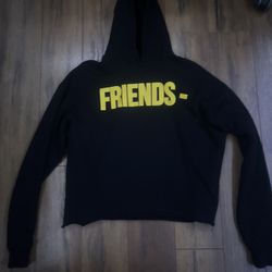 “Vlone” Friends hoodie Black And Yellow
