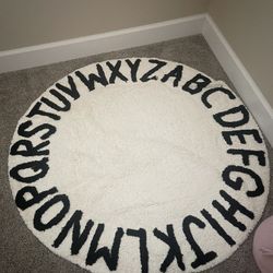 ABC Circle Rug 47inches