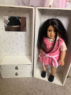 American Girl Doll with Storage Chest