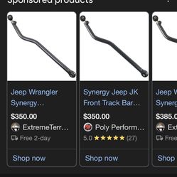 synergy mfg jeep wrangler track bar