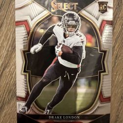 2022 Panini Select Drake London Rookie #35 Concourse Falcons RC
