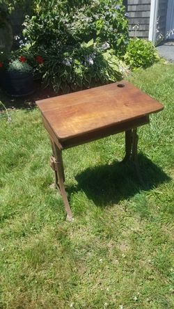 Antique school desk