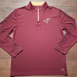 Men's Size Large TX3 Cool Material Cleveland Cavaliers Lonh Sleeve Pull Over