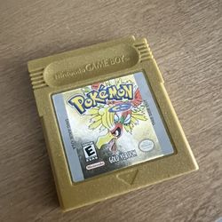 Pokémon Gold Version Gameboy Original Cartridge 