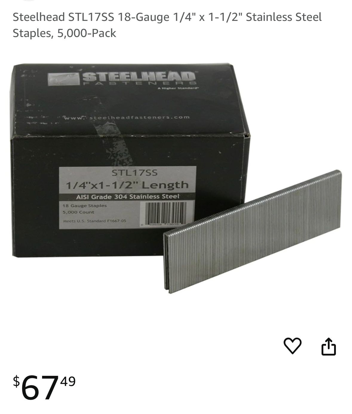 Stainless Steel Staples
