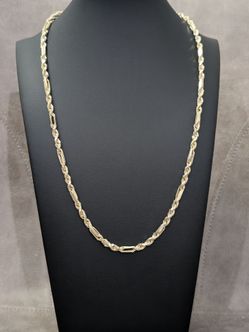 10K Gold 22" Milano Chain