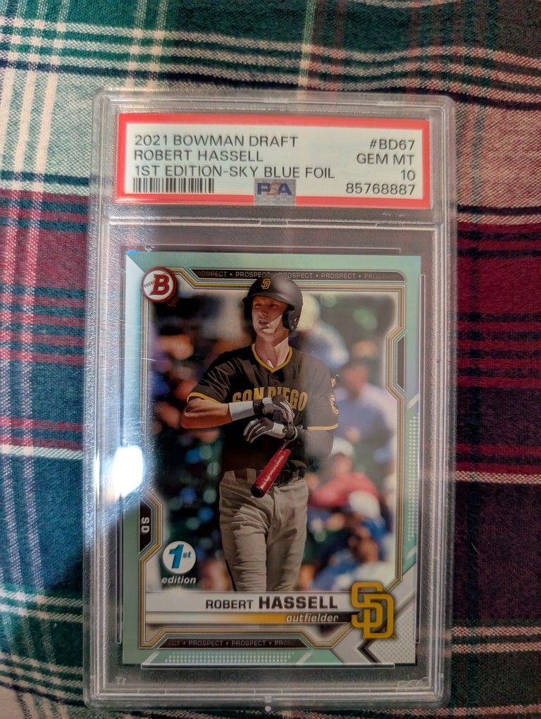 Robert Hassell Baseball Card Gem Mint