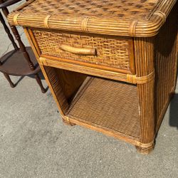Bamboo End Table