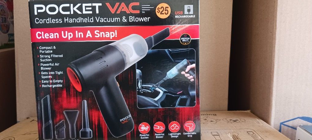 Rechargeable Pocket Vac