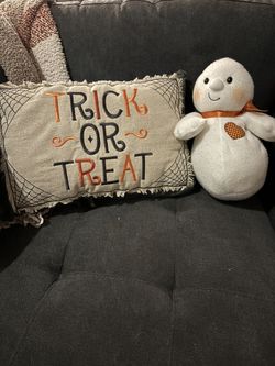 Trick Or Treat Halloween Pillow