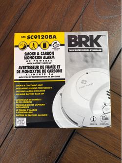 BRK First Alert SC9120BA Hardwired Smoke & CO Alarm – New