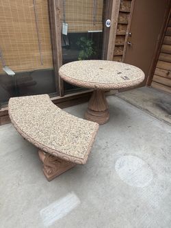 Table concrete