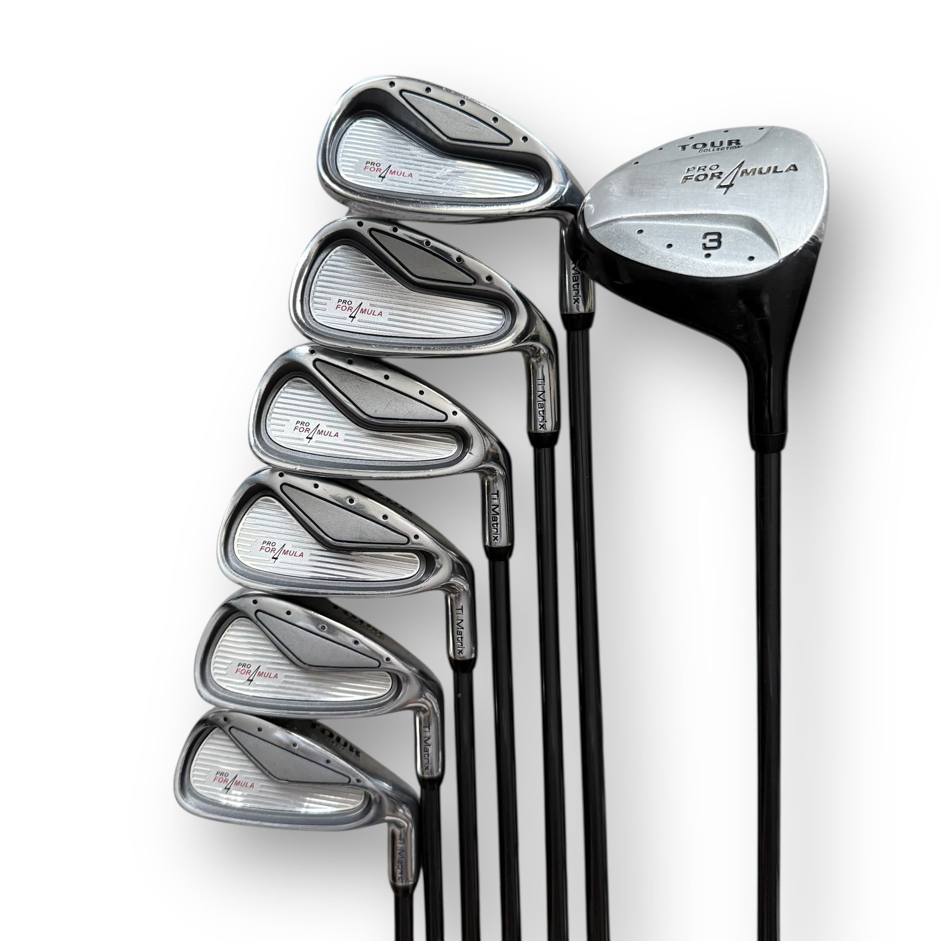 Tour Collection TI Matrix Pro Formula 4 Ladies Golf Irons set RH 4-9 Driver #3