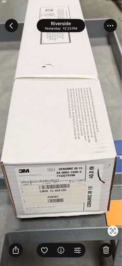 3M Ceramic IR 15 Automotive Window Film 40x100