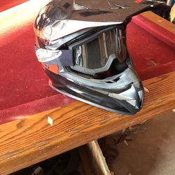 Helmet And Goggles