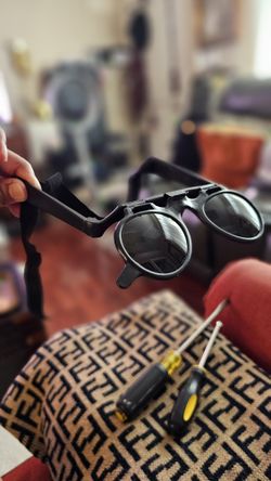 Baseball Flip Up Sunglasses Vintage