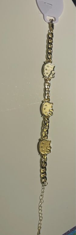 Bracelet plated hello kitty