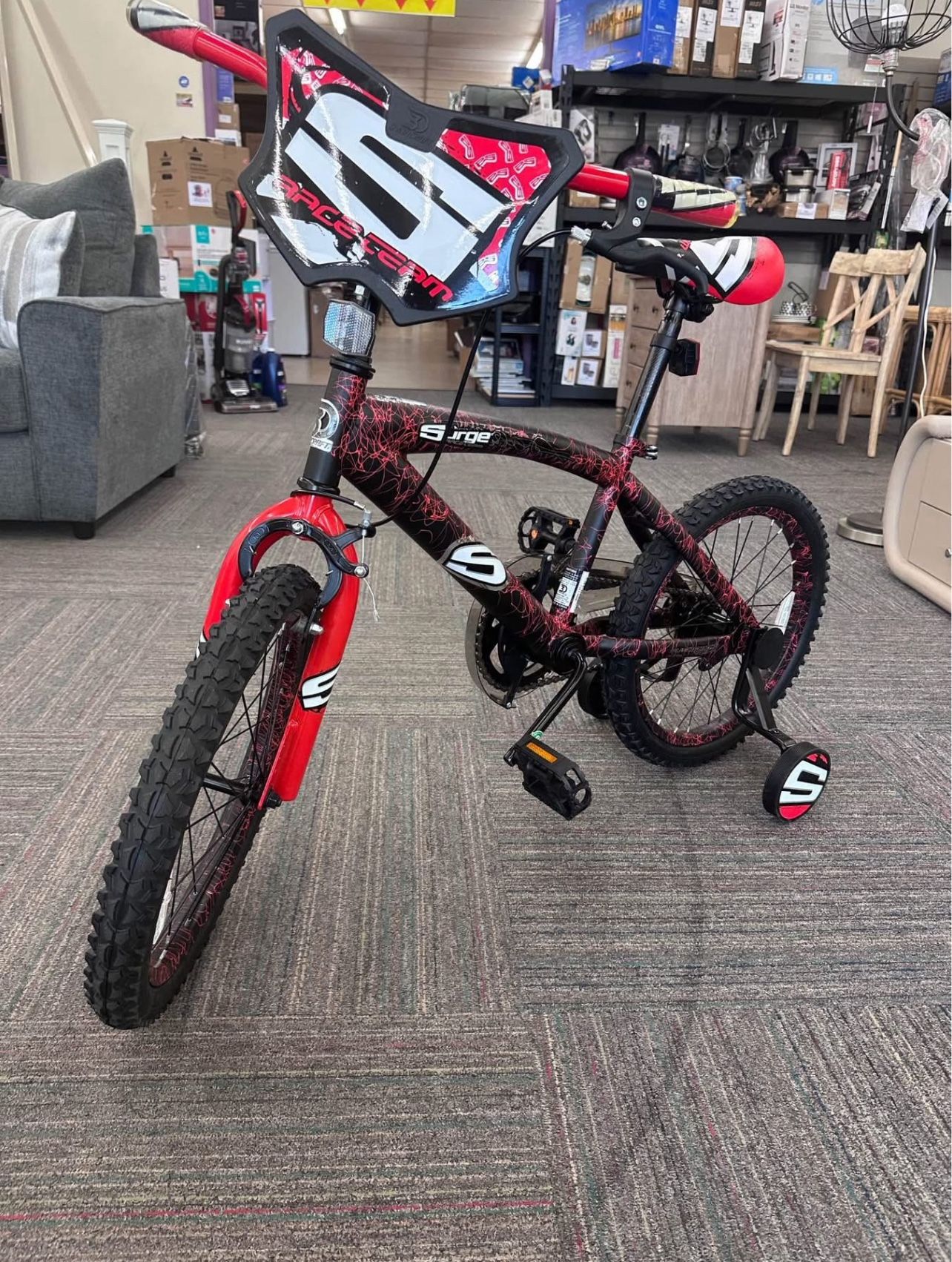 18" Surge Boys BMX Bike, Kids Age 6-9 Years, New