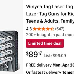 Tag gun laser rechargeable