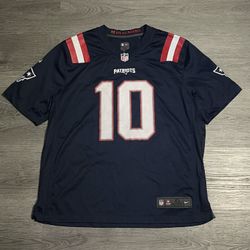 New England Patriots Mac Jones Navy Blue Jersey