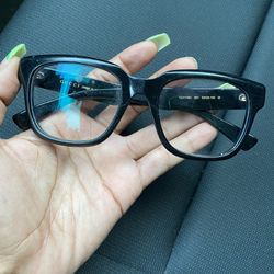 Black Plain Gucci Glasses 