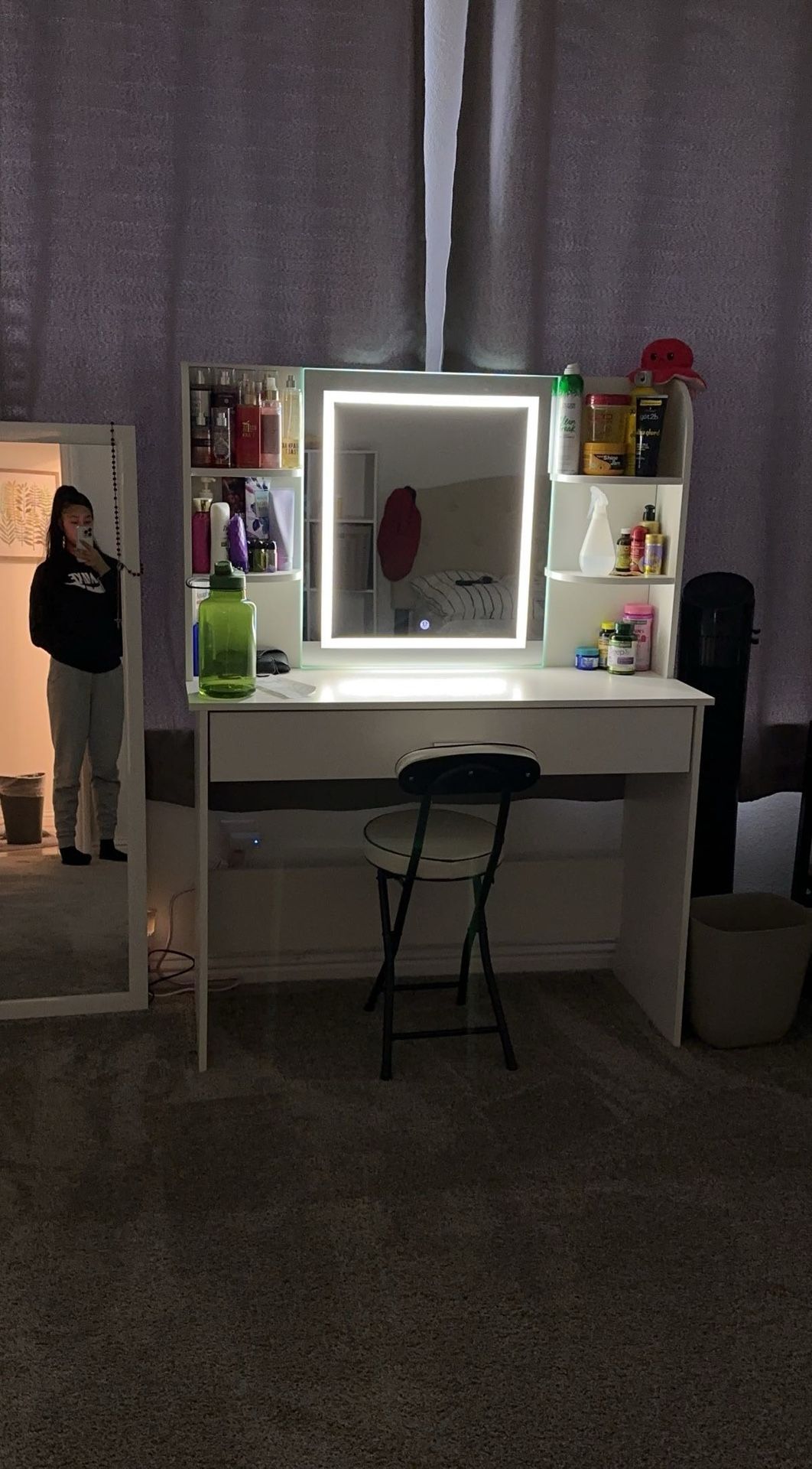 Vanity With Led Mirror