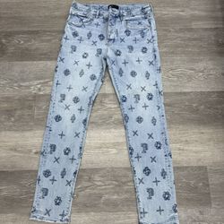 blue purple brand jeans 