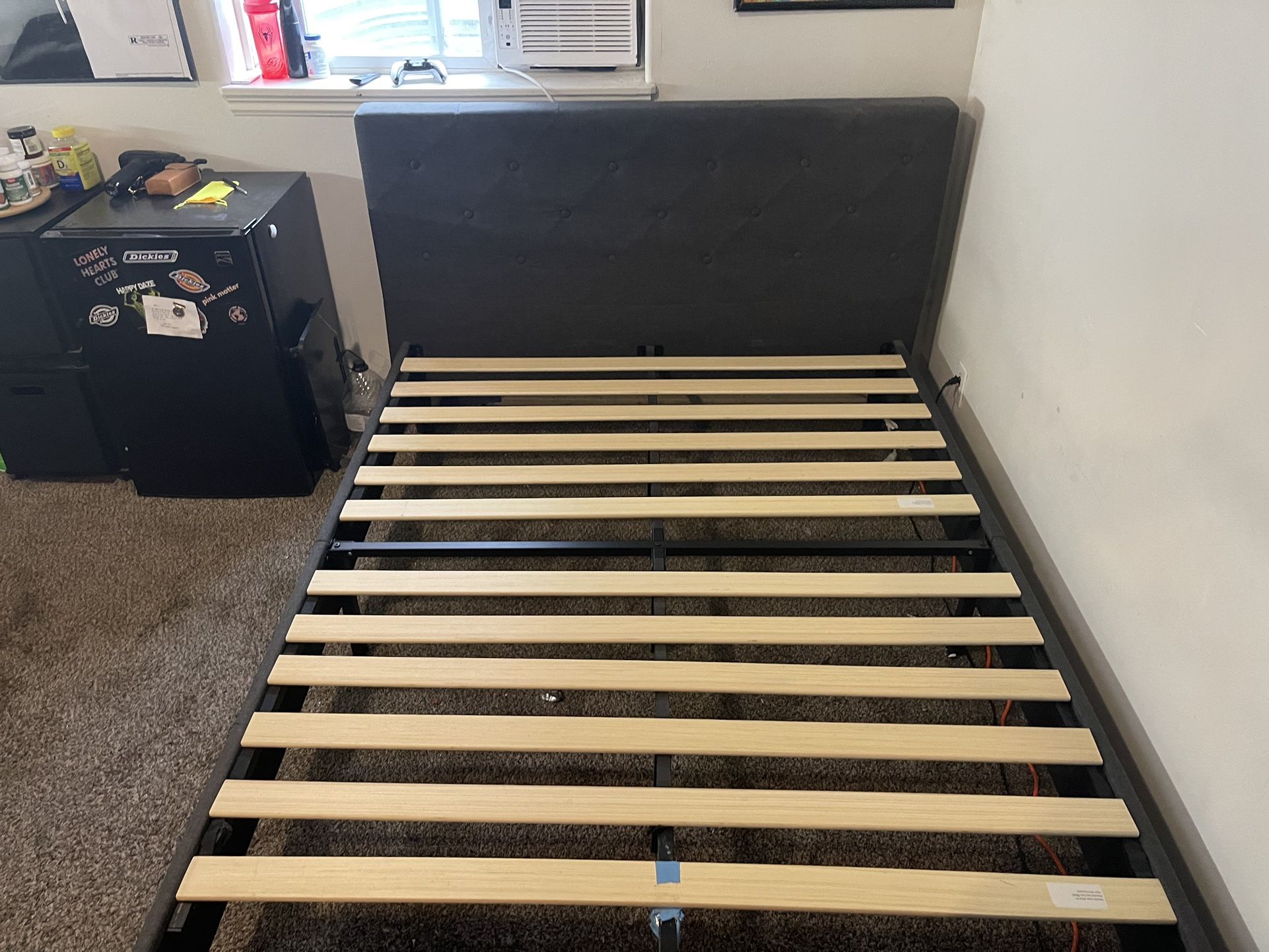 Queen Bed Frame (with Mattress)