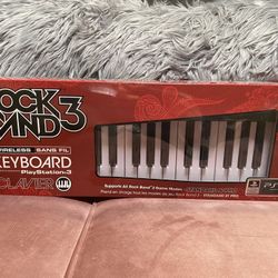 Rock Band Wireless Keyboard For PS3+ New In Box