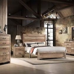 $499 Queen 4Pcs Bed set