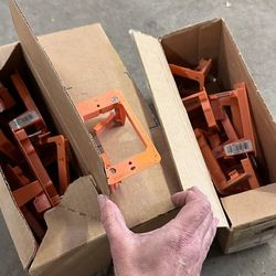 1 Gang and 2 Gang Low Voltage Mounting Brackets