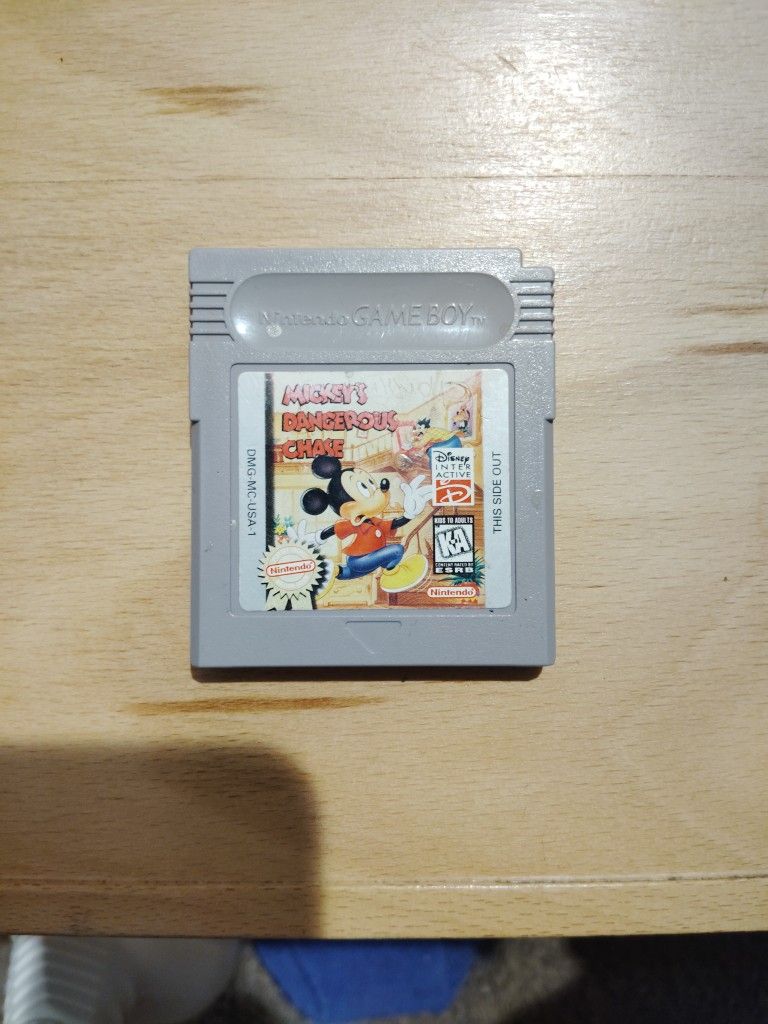 Mickey's Dangerous Chase (Nintendo Game Boy, 1991) Cartridge Only.