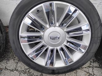 Cadillac Escalade Platinum 22 Wheels Set 4 Used Exact OEM Factory Style GM 2020