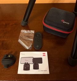 Horse Tracking Camera - Pivo R1 Pod 360 Rotation & Auto Tracking Black with Remote & Travel Case