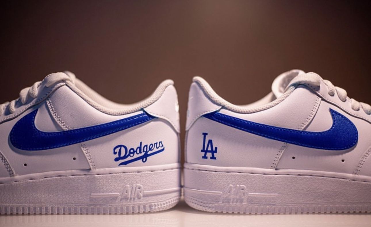 Dodgers Nike Air Forces