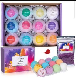 Bath Bomb and Bath Salt Gift Box