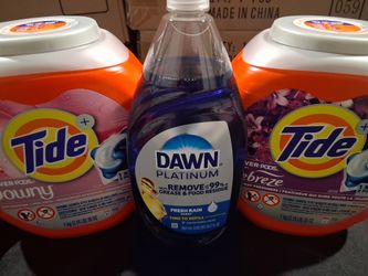 2 tide pods 25 pacs eact one dawn