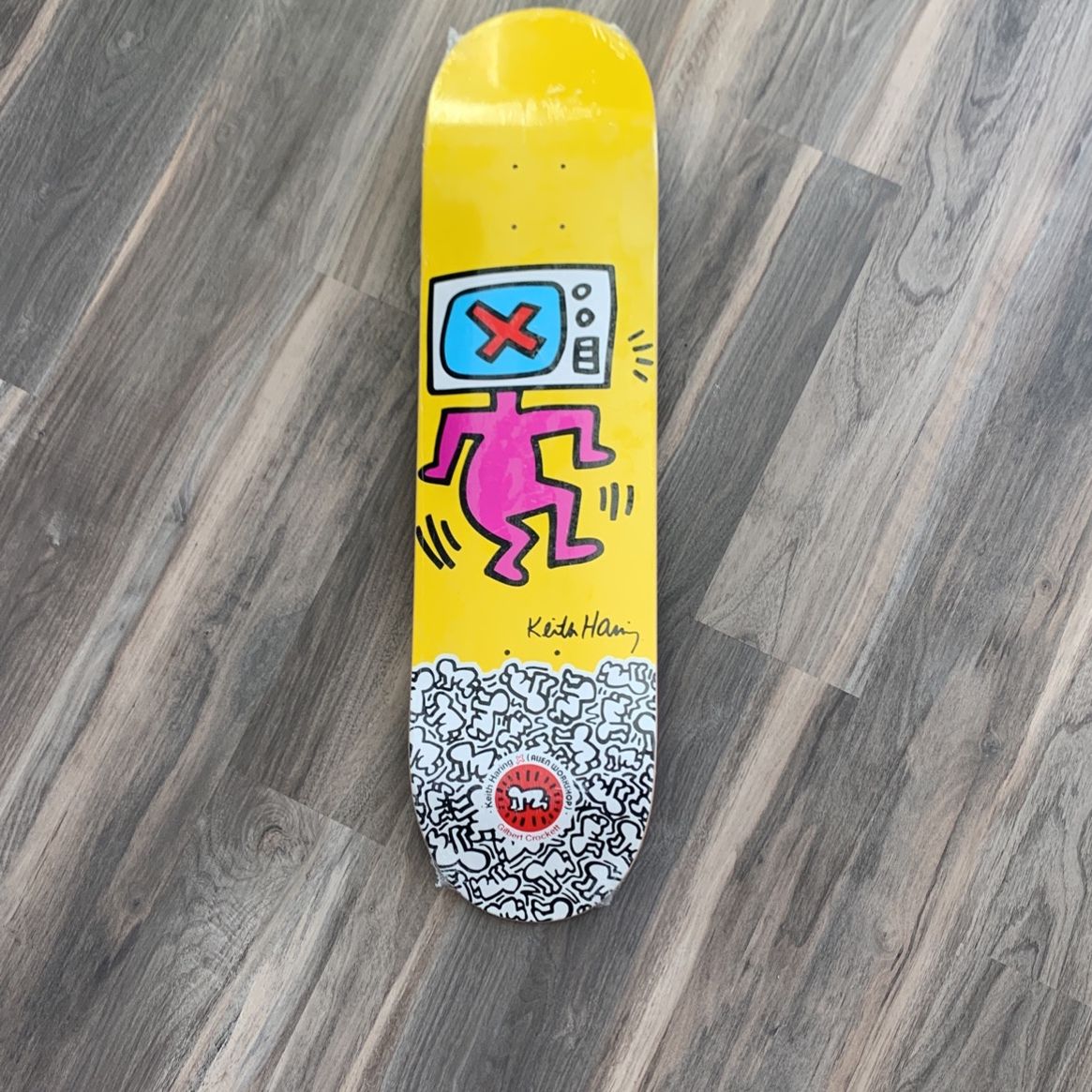 Keith Haring X Alien Workshop 8.0 Gilbert Crockett Skateboard Deck